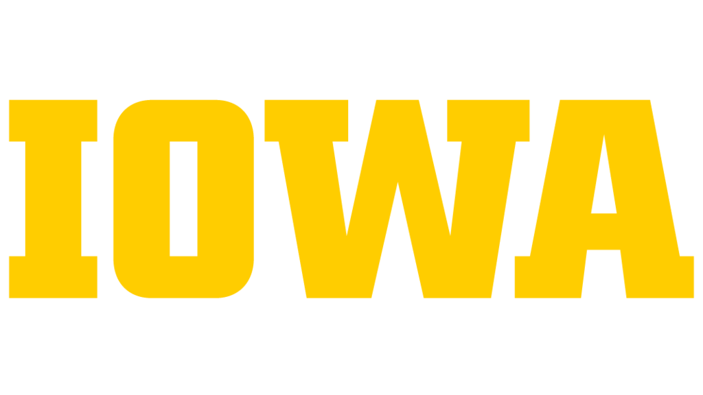 University of Iowa logo in gold